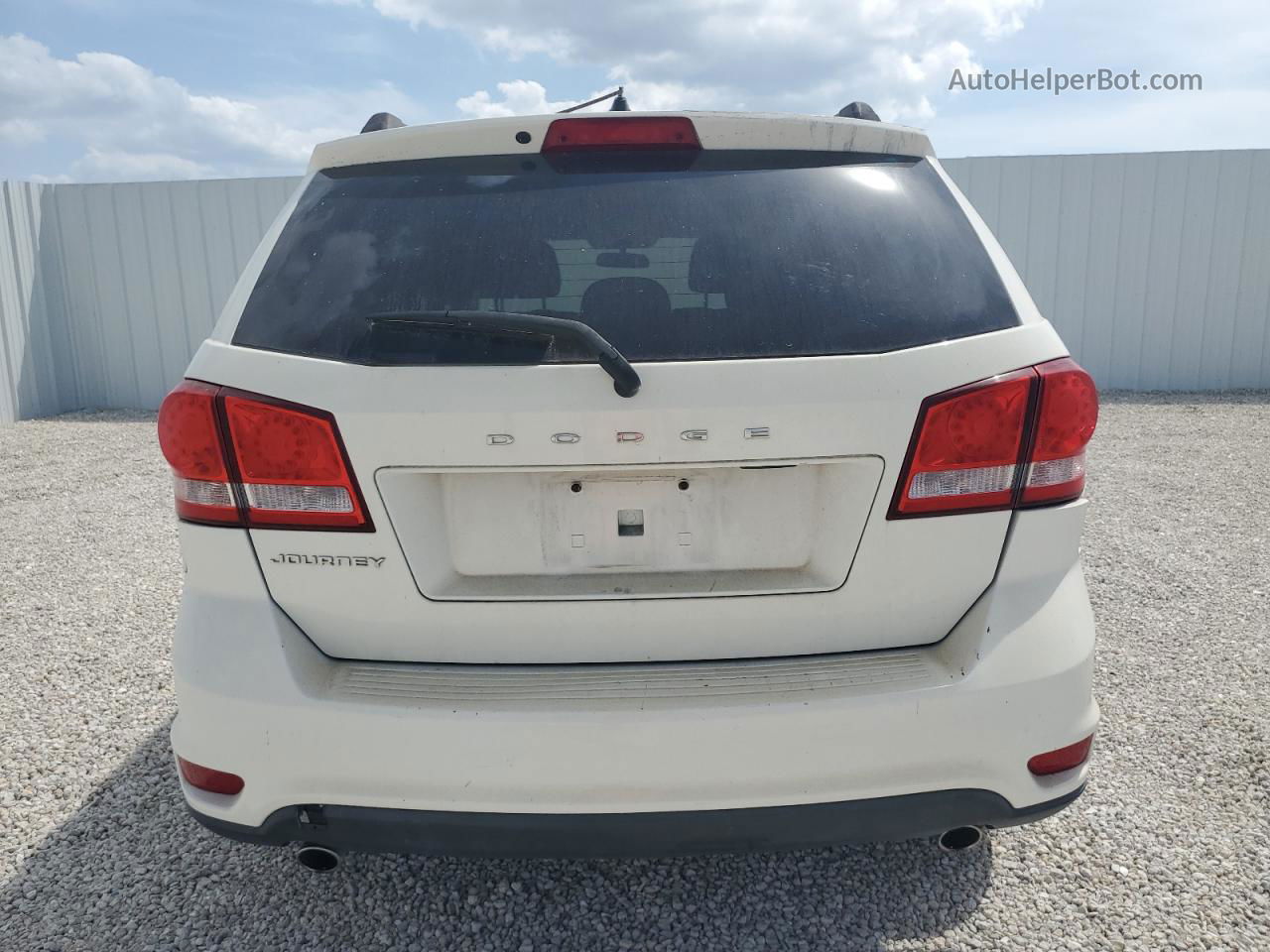 2011 Dodge Journey Mainstreet White vin: 3D4PG1FG6BT554561