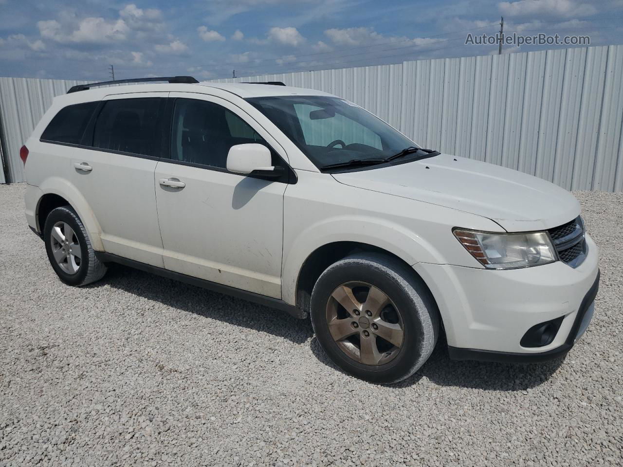 2011 Dodge Journey Mainstreet White vin: 3D4PG1FG6BT554561