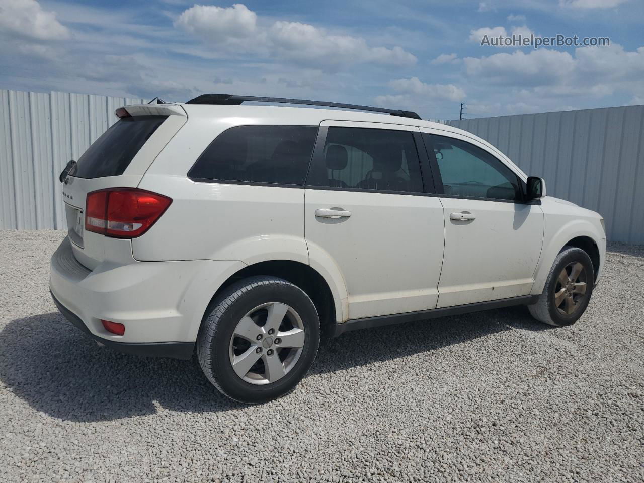 2011 Dodge Journey Mainstreet White vin: 3D4PG1FG6BT554561