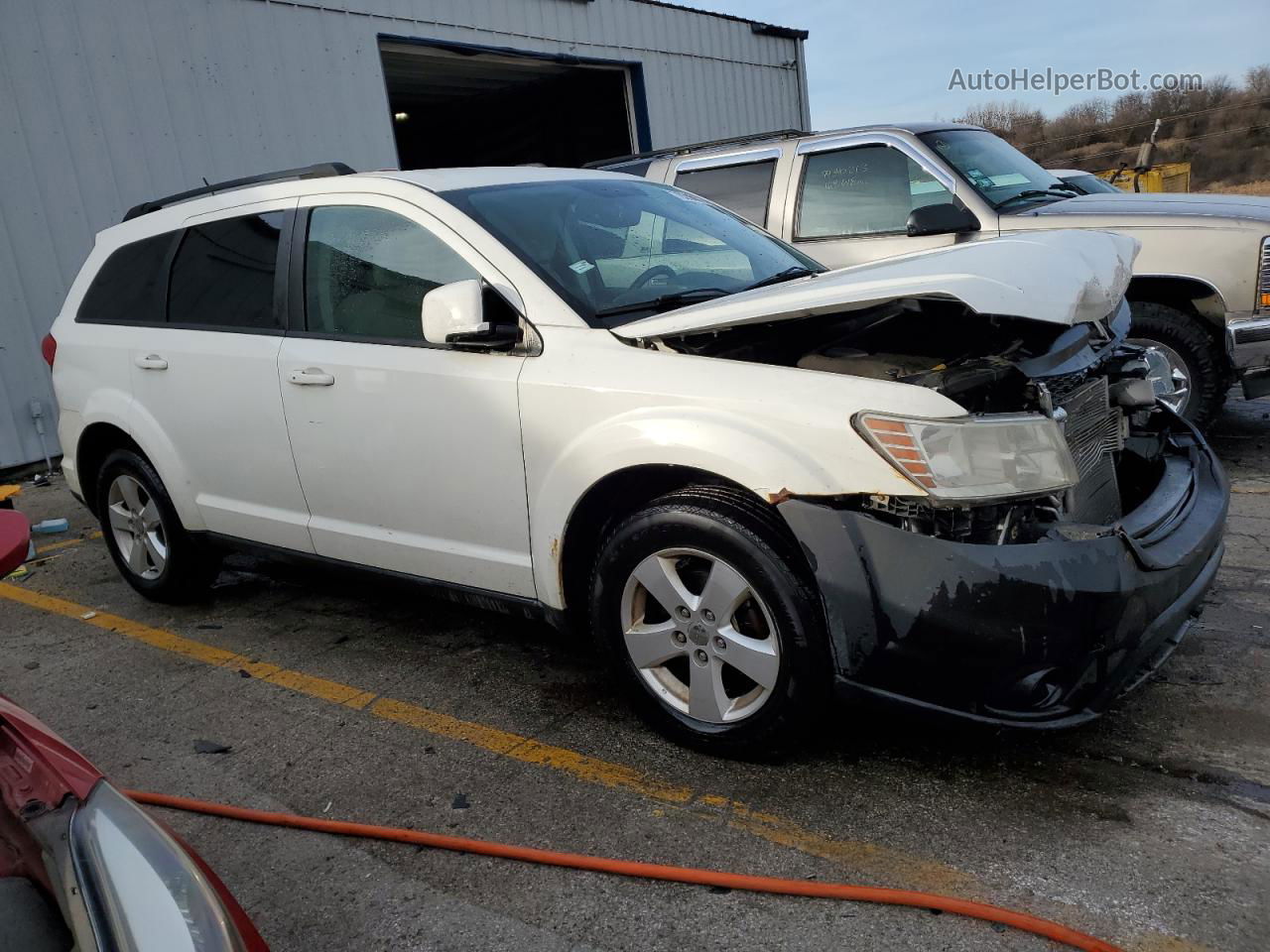 2011 Dodge Journey Mainstreet White vin: 3D4PG1FG7BT547201