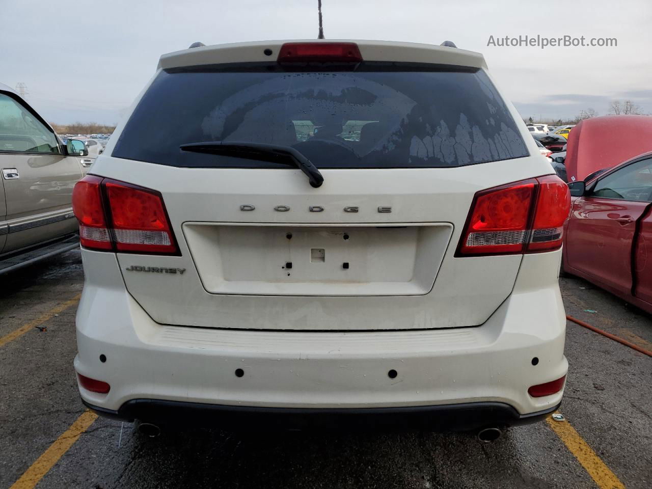 2011 Dodge Journey Mainstreet White vin: 3D4PG1FG7BT547201