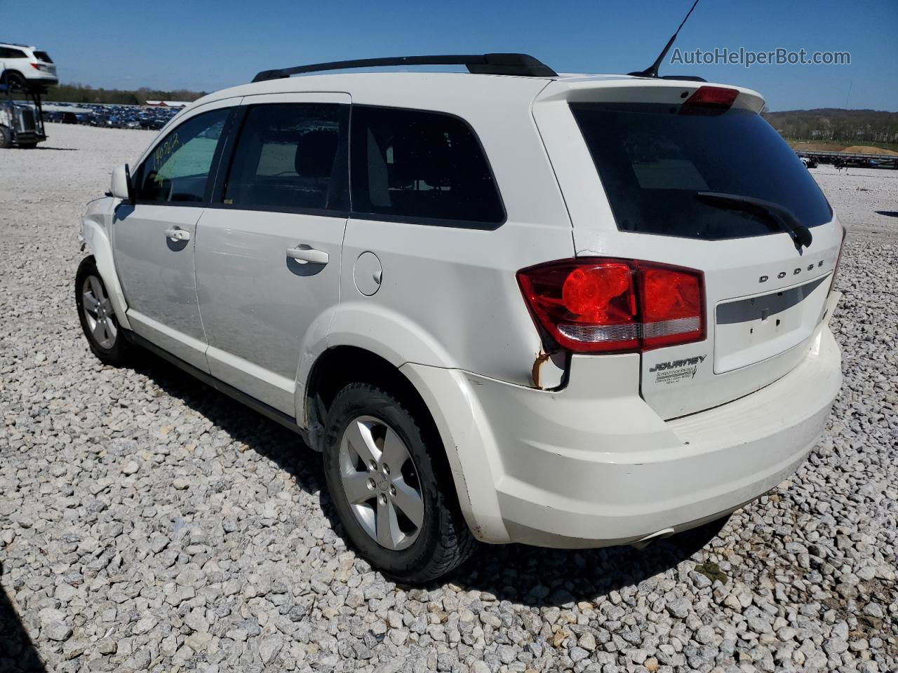 2011 Dodge Journey Mainstreet White vin: 3D4PG1FG8BT520492