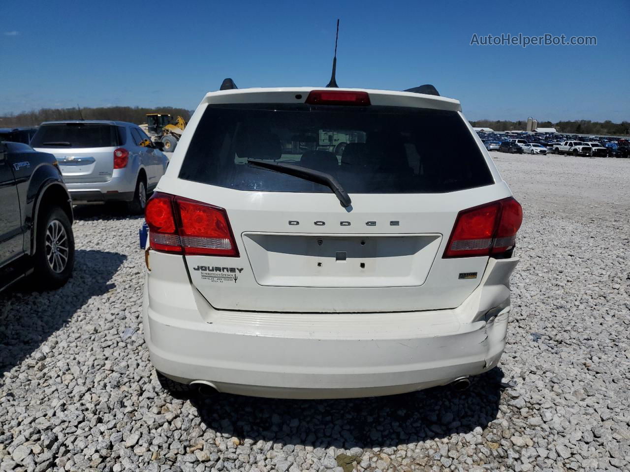 2011 Dodge Journey Mainstreet White vin: 3D4PG1FG8BT520492