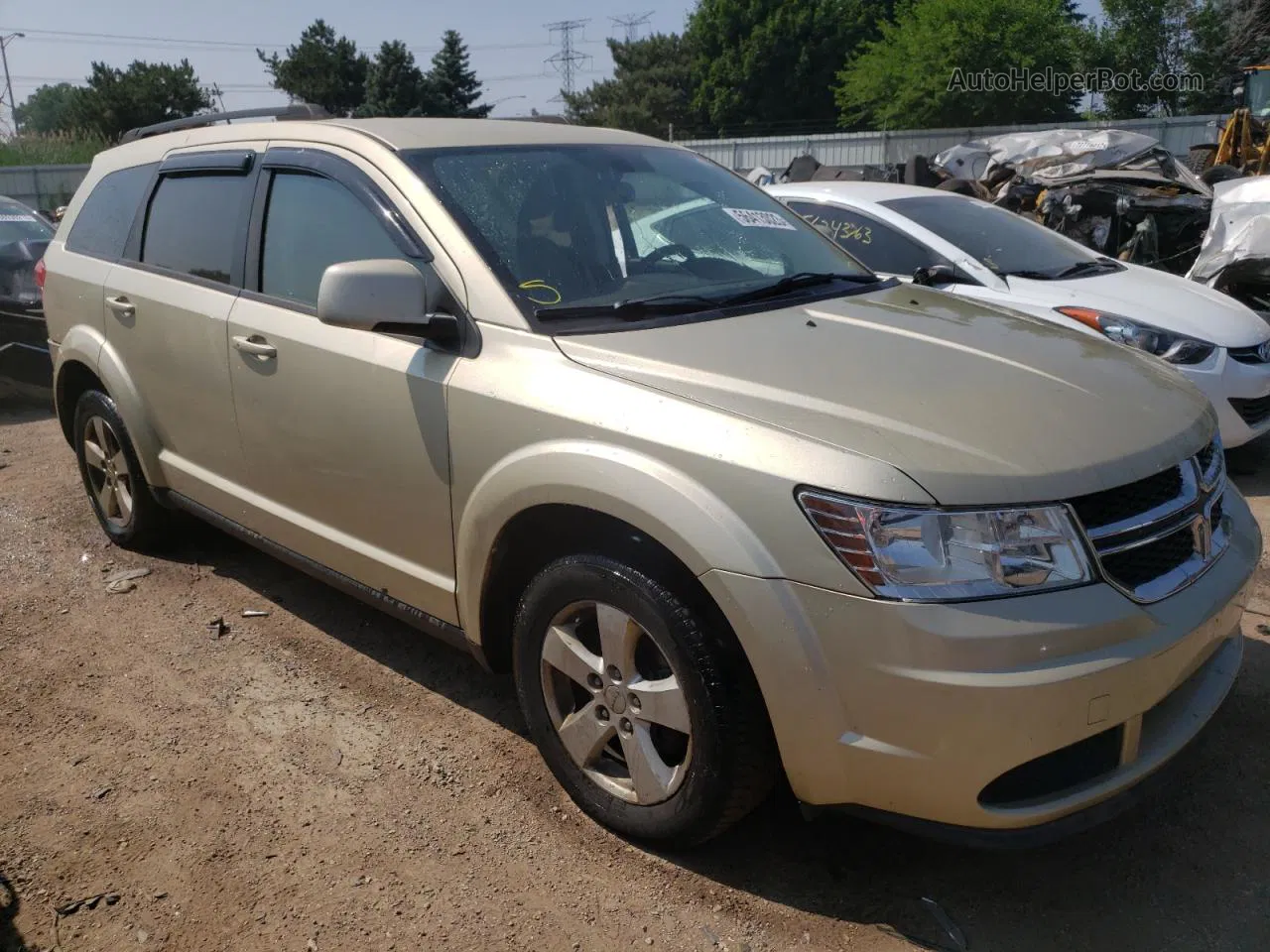 2011 Dodge Journey Mainstreet Золотой vin: 3D4PG1FG8BT521528