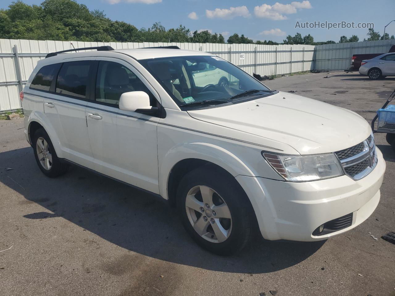 2011 Dodge Journey Mainstreet White vin: 3D4PG1FG8BT544176