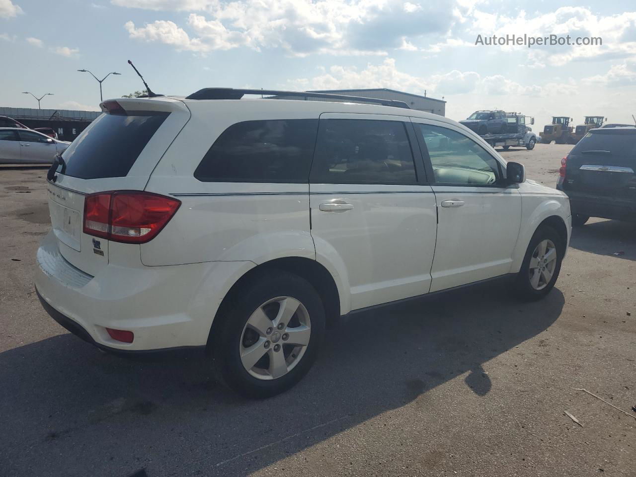 2011 Dodge Journey Mainstreet White vin: 3D4PG1FG8BT544176