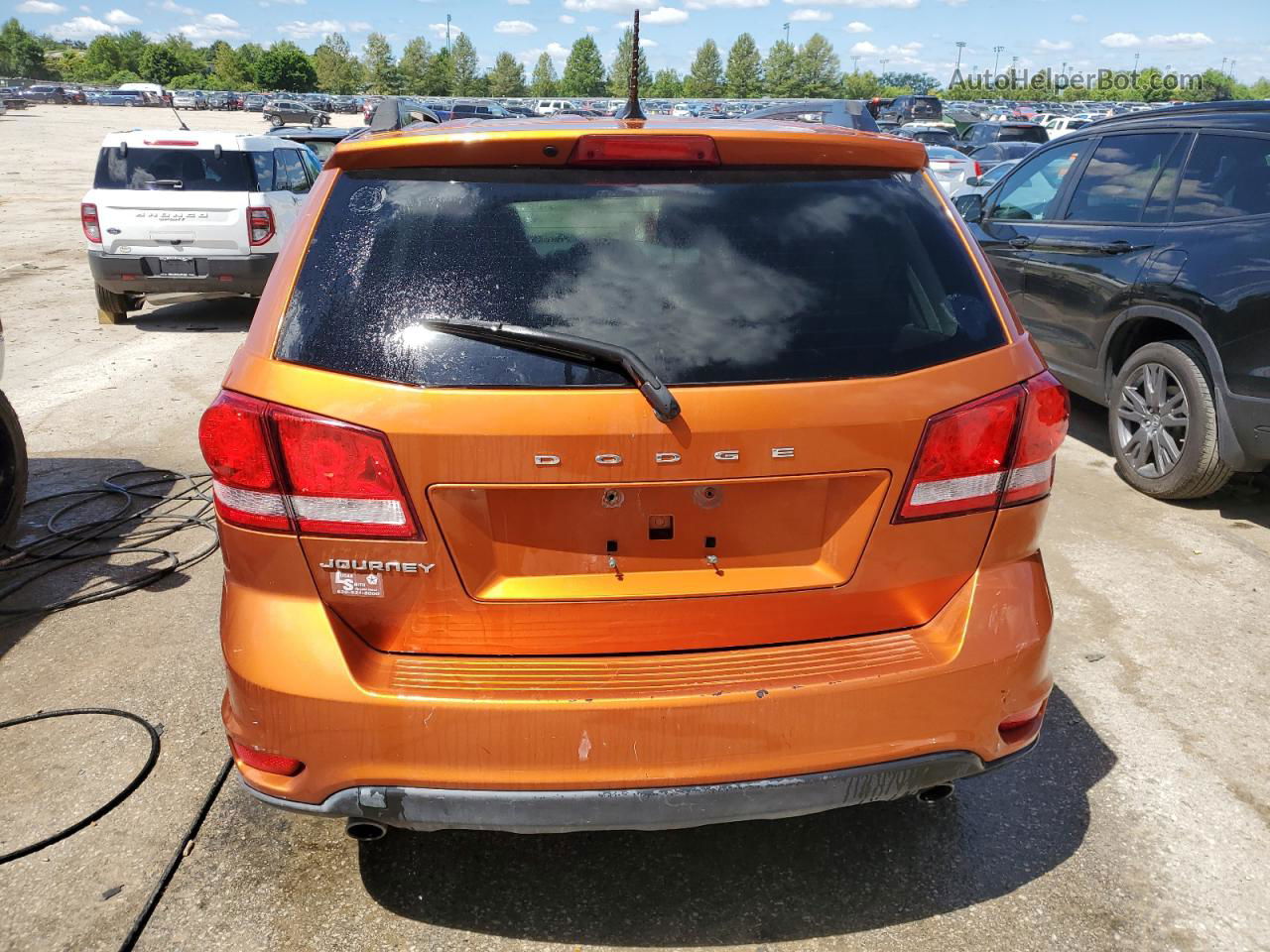 2011 Dodge Journey Mainstreet Orange vin: 3D4PG1FG8BT547871