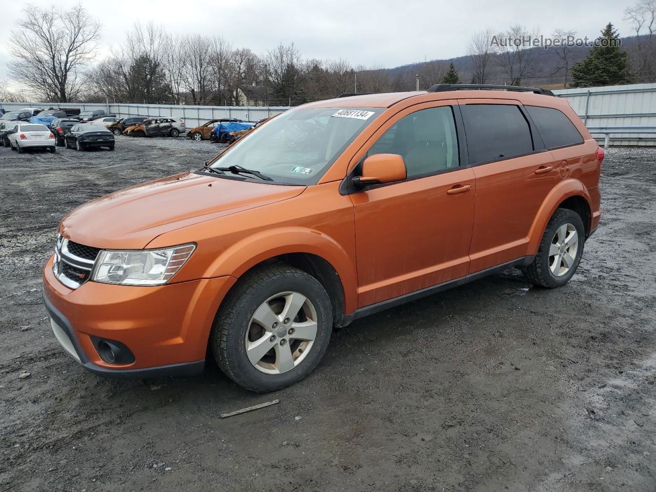 2011 Dodge Journey Mainstreet Orange vin: 3D4PG1FG9BT543327