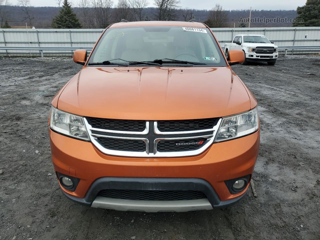 2011 Dodge Journey Mainstreet Orange vin: 3D4PG1FG9BT543327