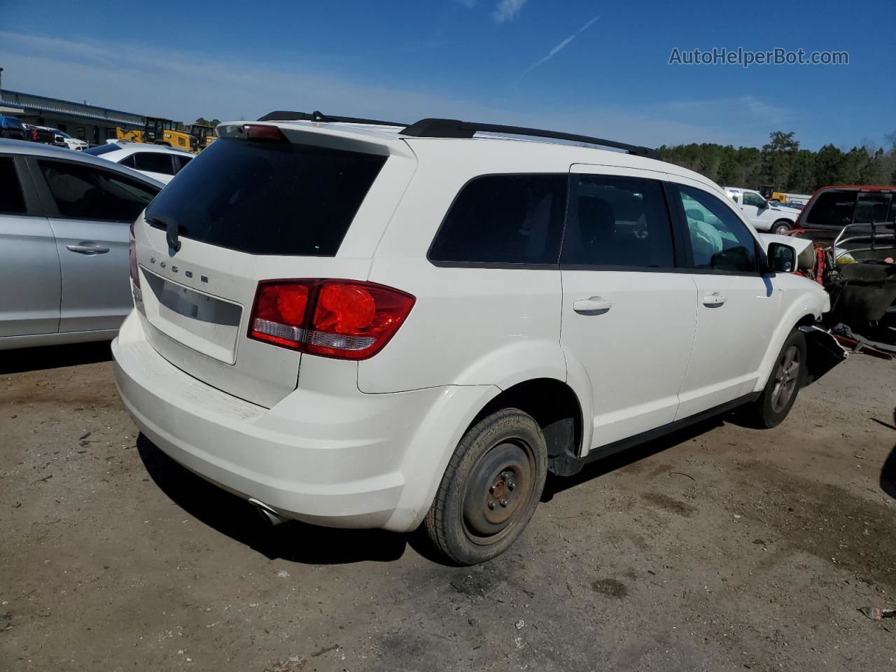 2011 Dodge Journey Mainstreet White vin: 3D4PG1FGXBT505265