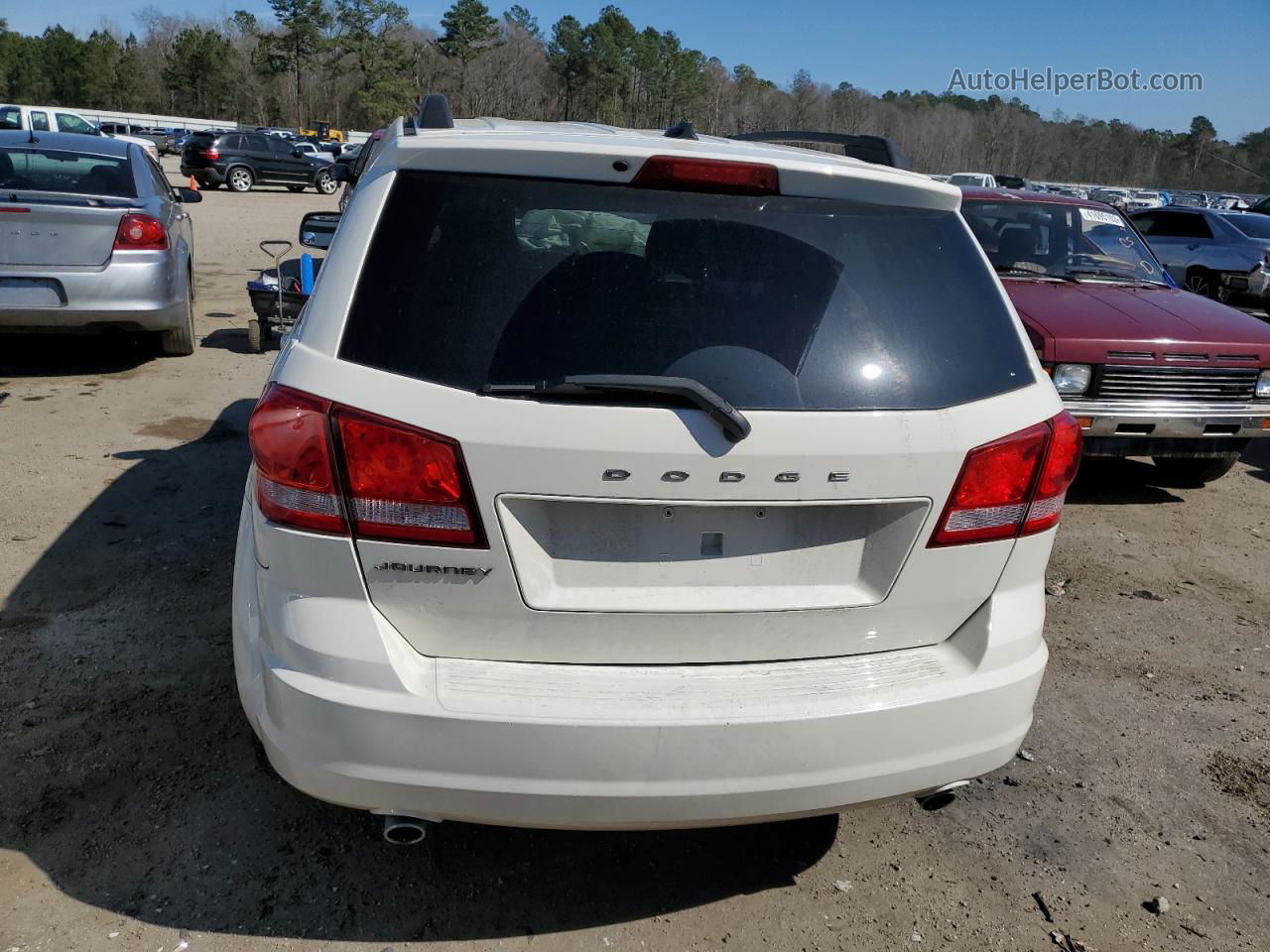 2011 Dodge Journey Mainstreet White vin: 3D4PG1FGXBT505265