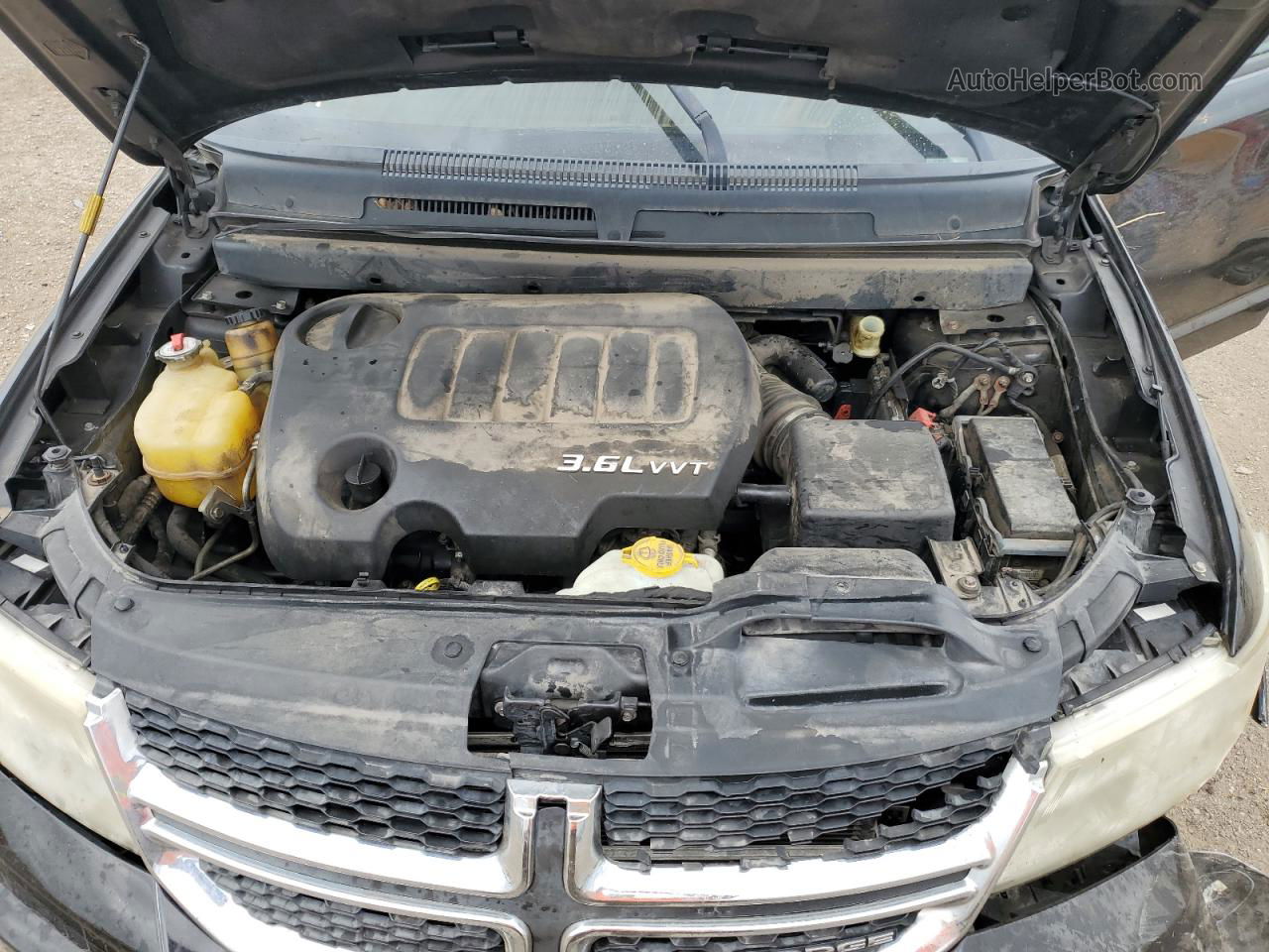 2011 Dodge Journey Crew Черный vin: 3D4PG3FG2BT513467