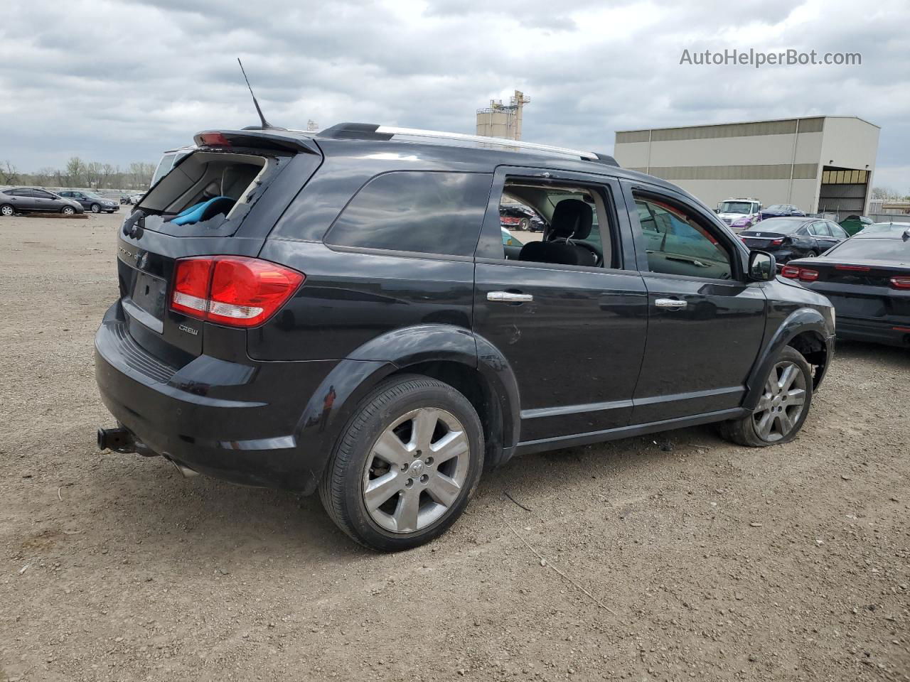 2011 Dodge Journey Crew Черный vin: 3D4PG3FG2BT513467