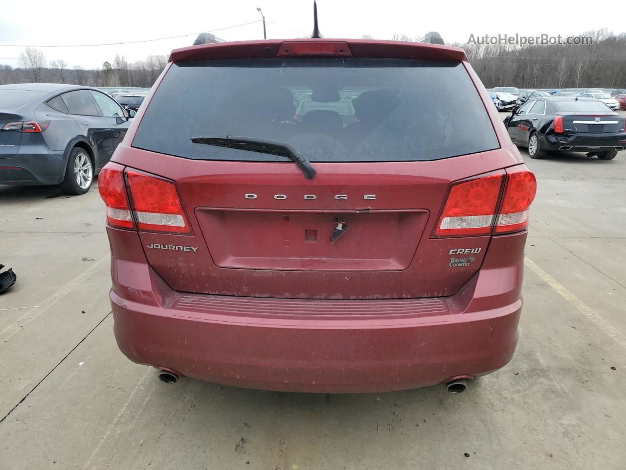 2011 Dodge Journey Crew Red vin: 3D4PG3FG3BT522002