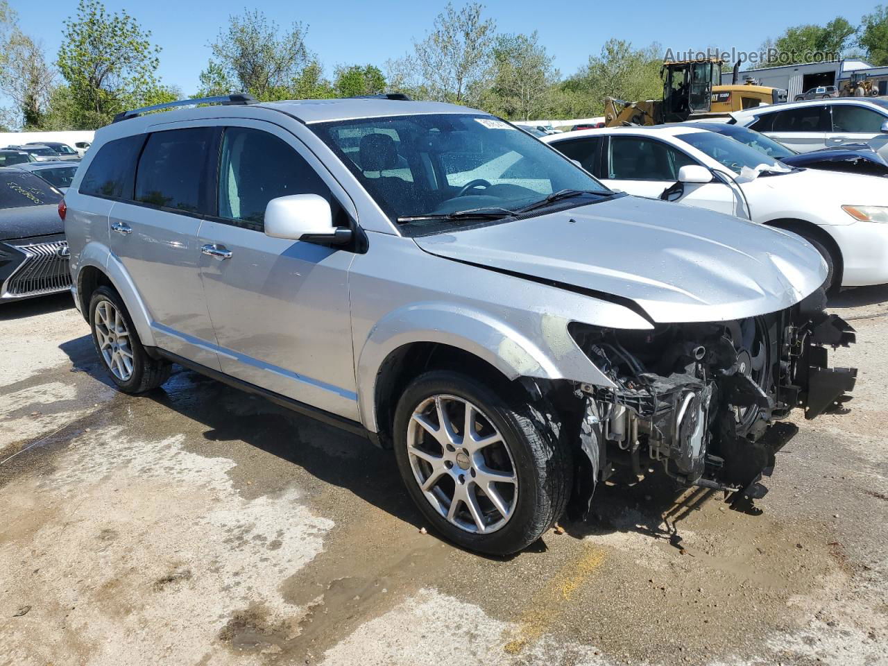 2011 Dodge Journey Crew Серебряный vin: 3D4PG3FG3BT568879