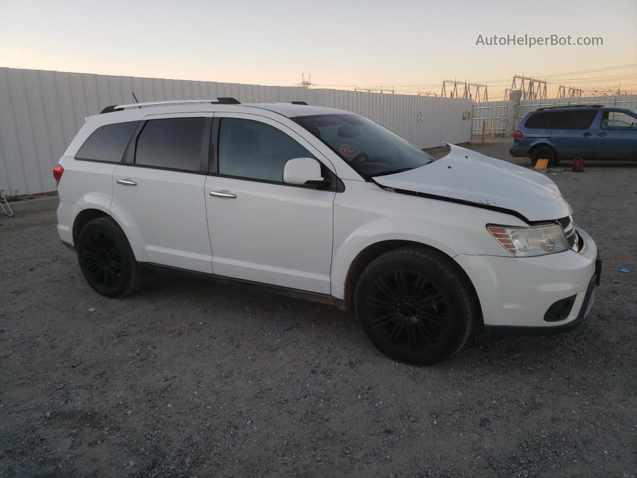 2011 Dodge Journey Crew Белый vin: 3D4PG3FG5BT552148