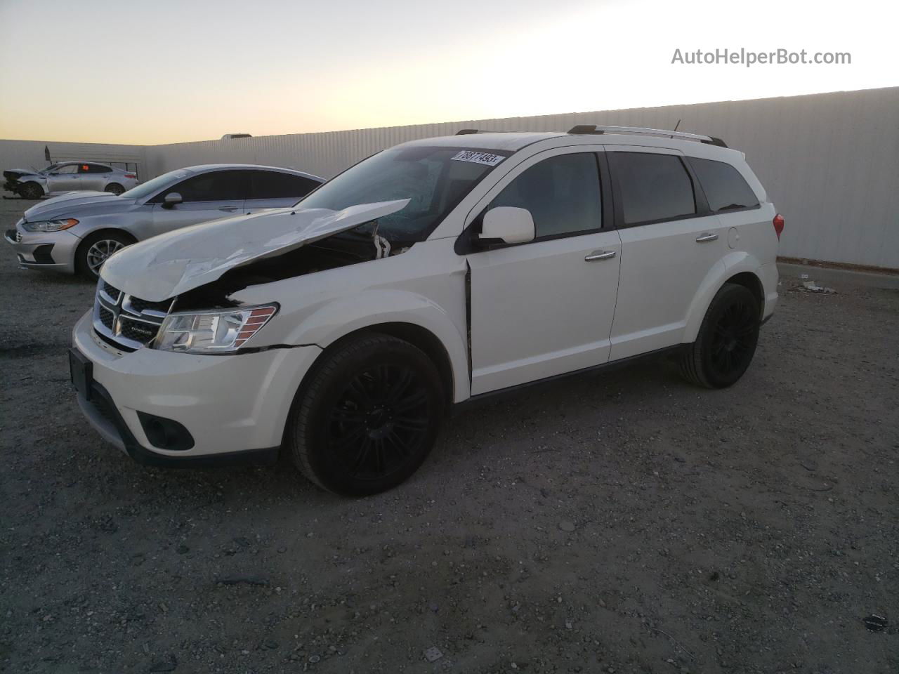 2011 Dodge Journey Crew Белый vin: 3D4PG3FG5BT552148