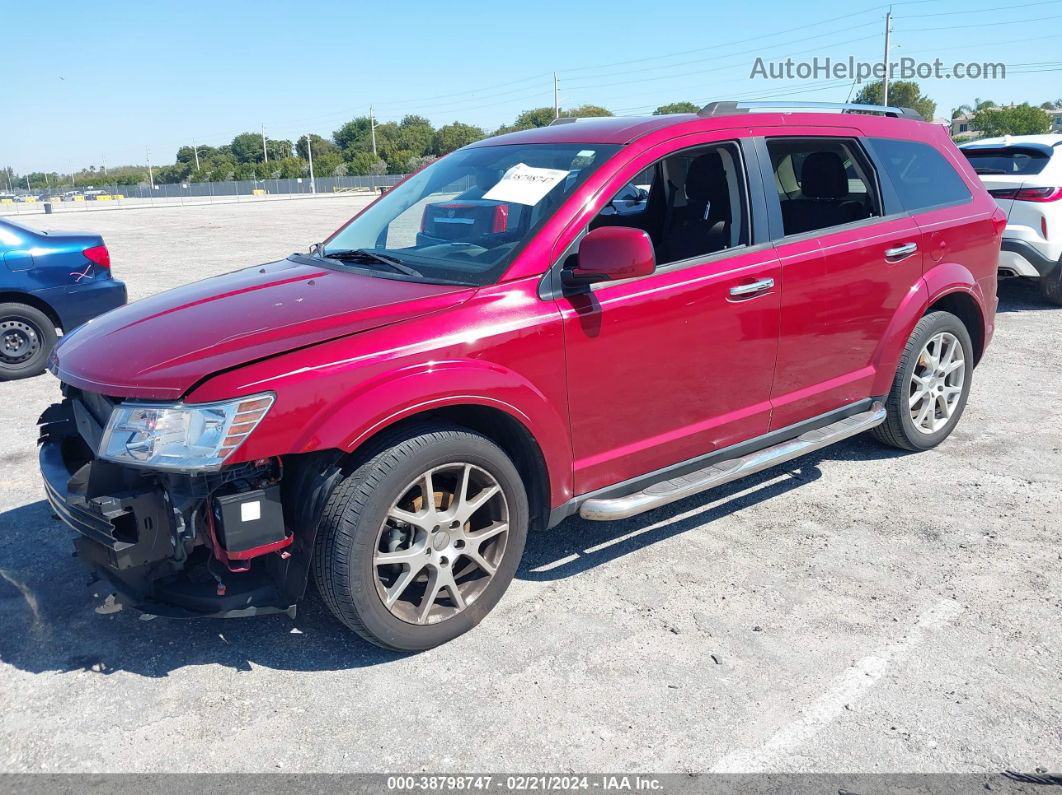 2011 Dodge Journey Crew Красный vin: 3D4PG3FG9BT507715