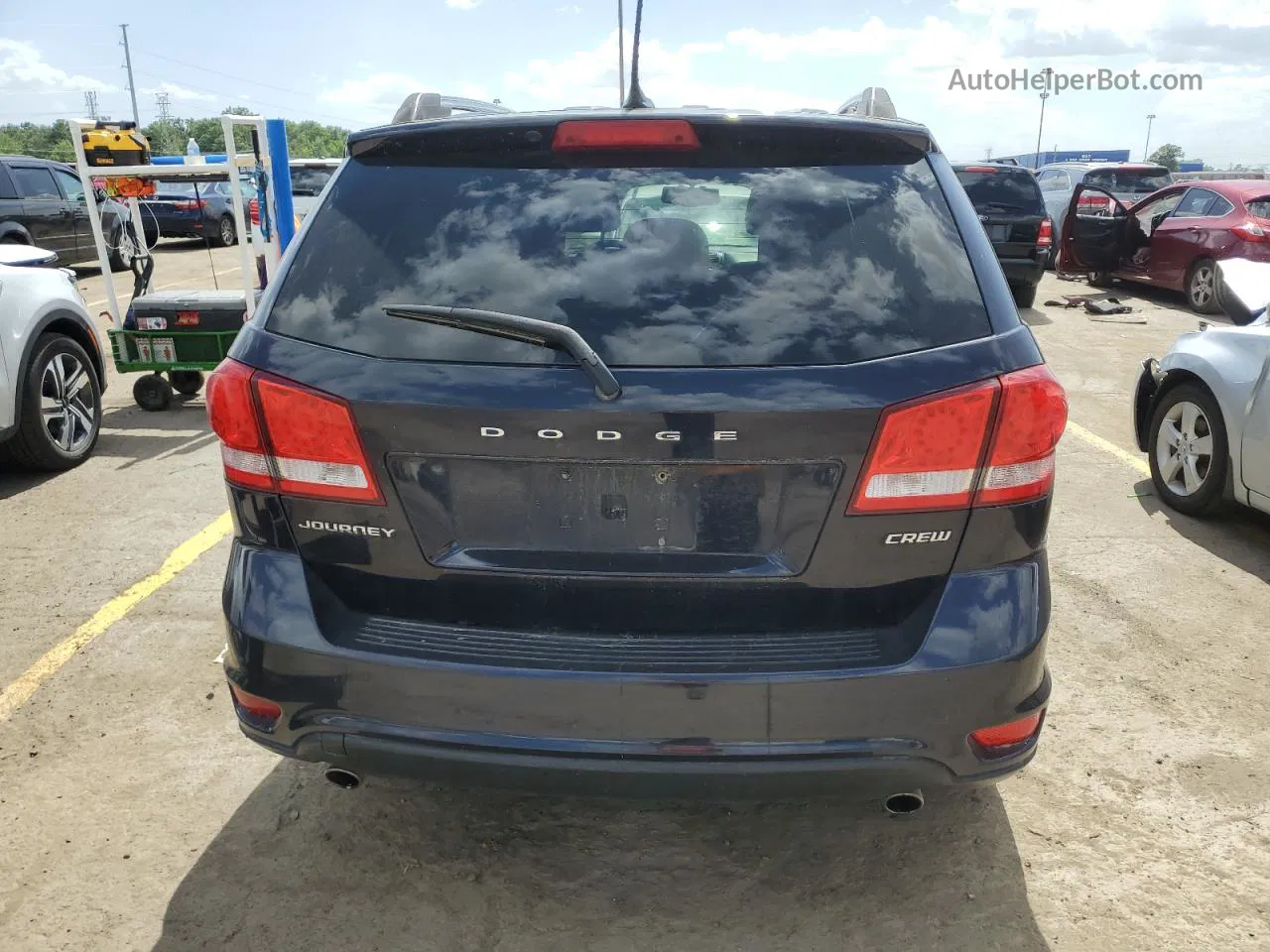 2011 Dodge Journey Crew Black vin: 3D4PG3FG9BT534798