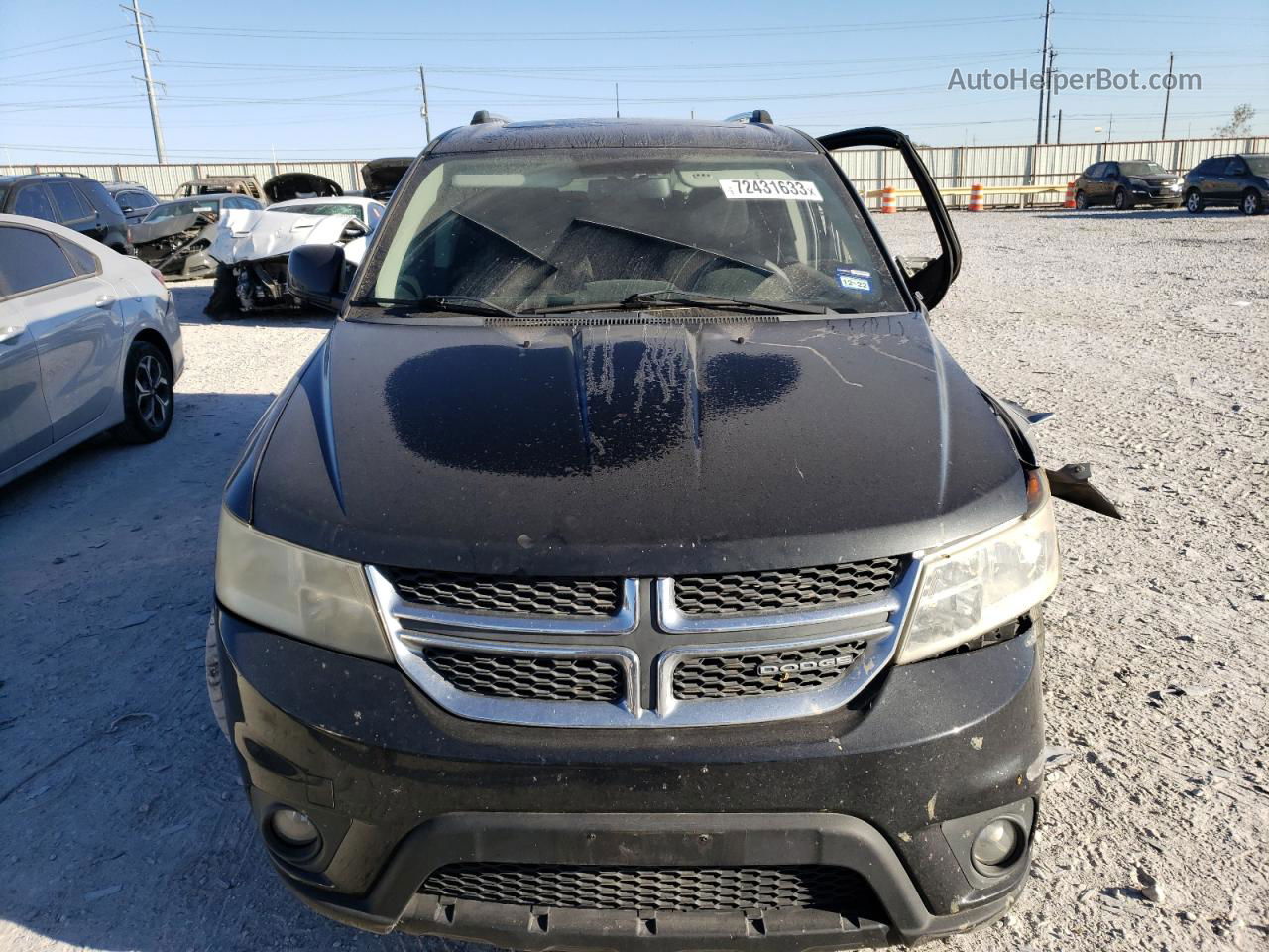 2011 Dodge Journey Crew Черный vin: 3D4PG3FGXBT530985