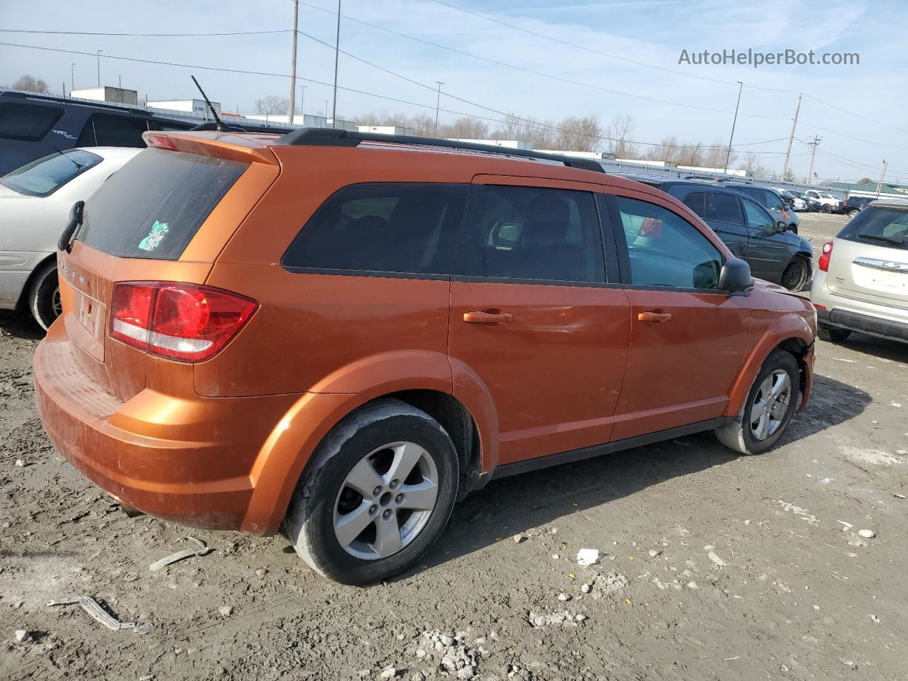 2011 Dodge Journey Express Orange vin: 3D4PG4FB1BT562105