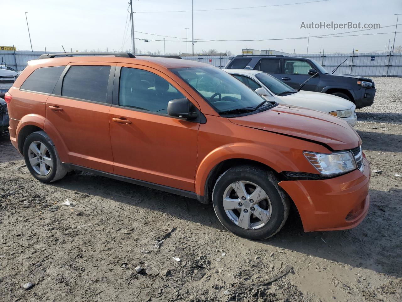 2011 Dodge Journey Express Оранжевый vin: 3D4PG4FB1BT562105