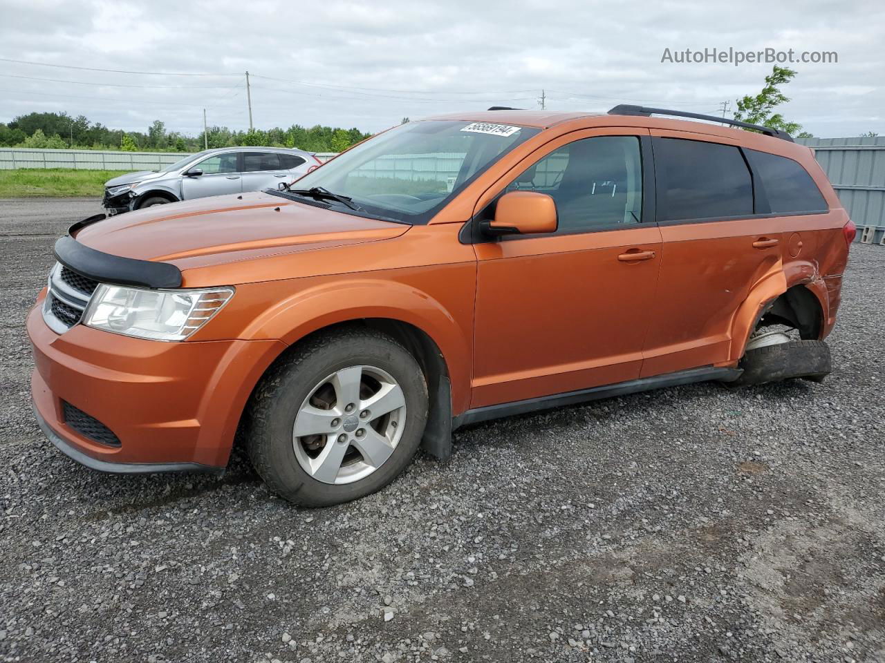 2011 Dodge Journey Express Orange vin: 3D4PG4FB2BT505413