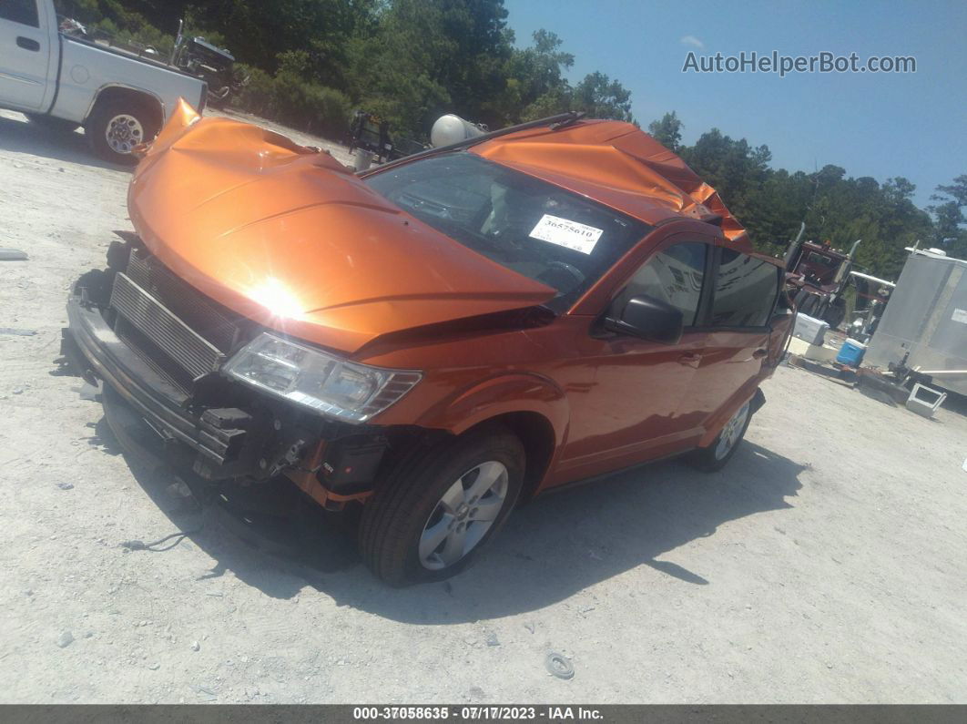 2011 Dodge Journey Express Orange vin: 3D4PG4FB2BT566941