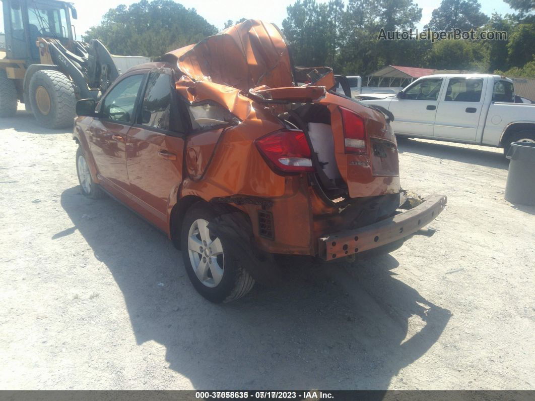 2011 Dodge Journey Express Orange vin: 3D4PG4FB2BT566941