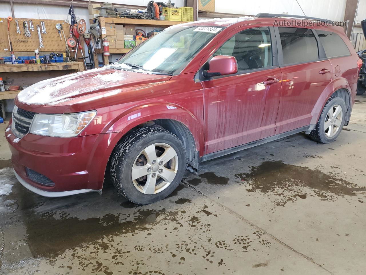 2011 Dodge Journey Express Burgundy vin: 3D4PG4FB3BT510829