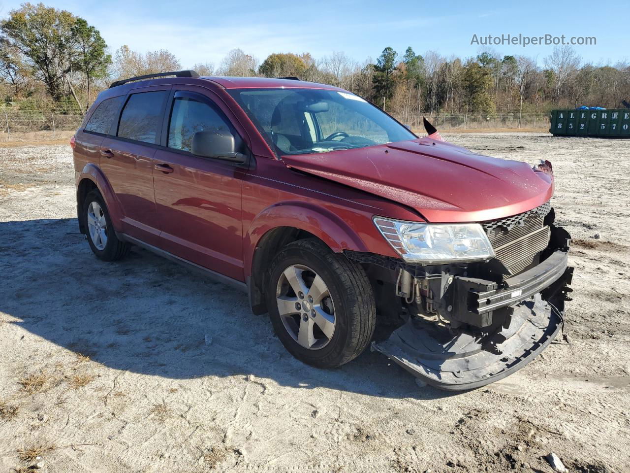 2011 Dodge Journey Express Red vin: 3D4PG4FB7BT534616