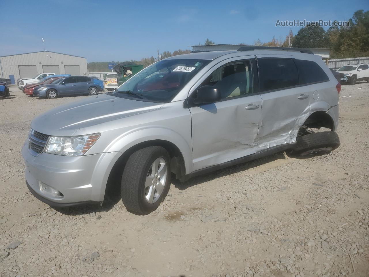 2011 Dodge Journey Express Silver vin: 3D4PG4FB7BT536690