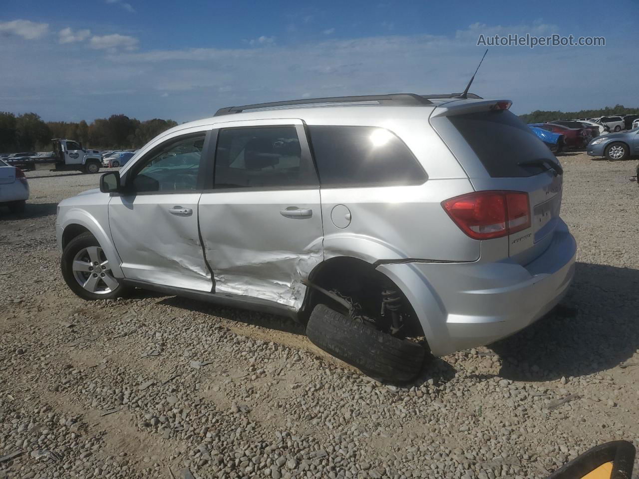 2011 Dodge Journey Express Silver vin: 3D4PG4FB7BT536690