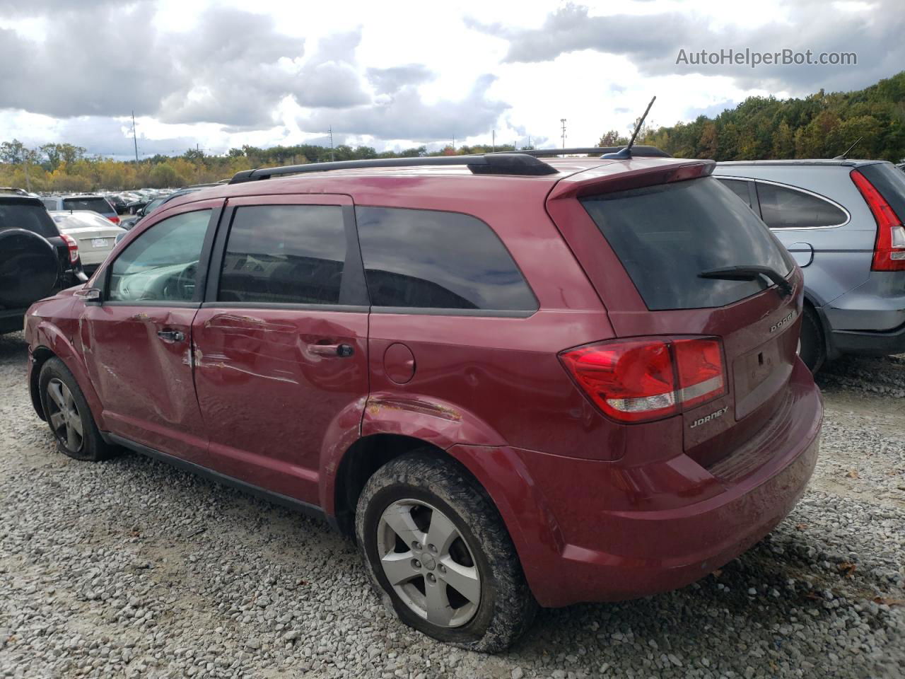 2011 Dodge Journey Express Red vin: 3D4PG4FB8BT512446