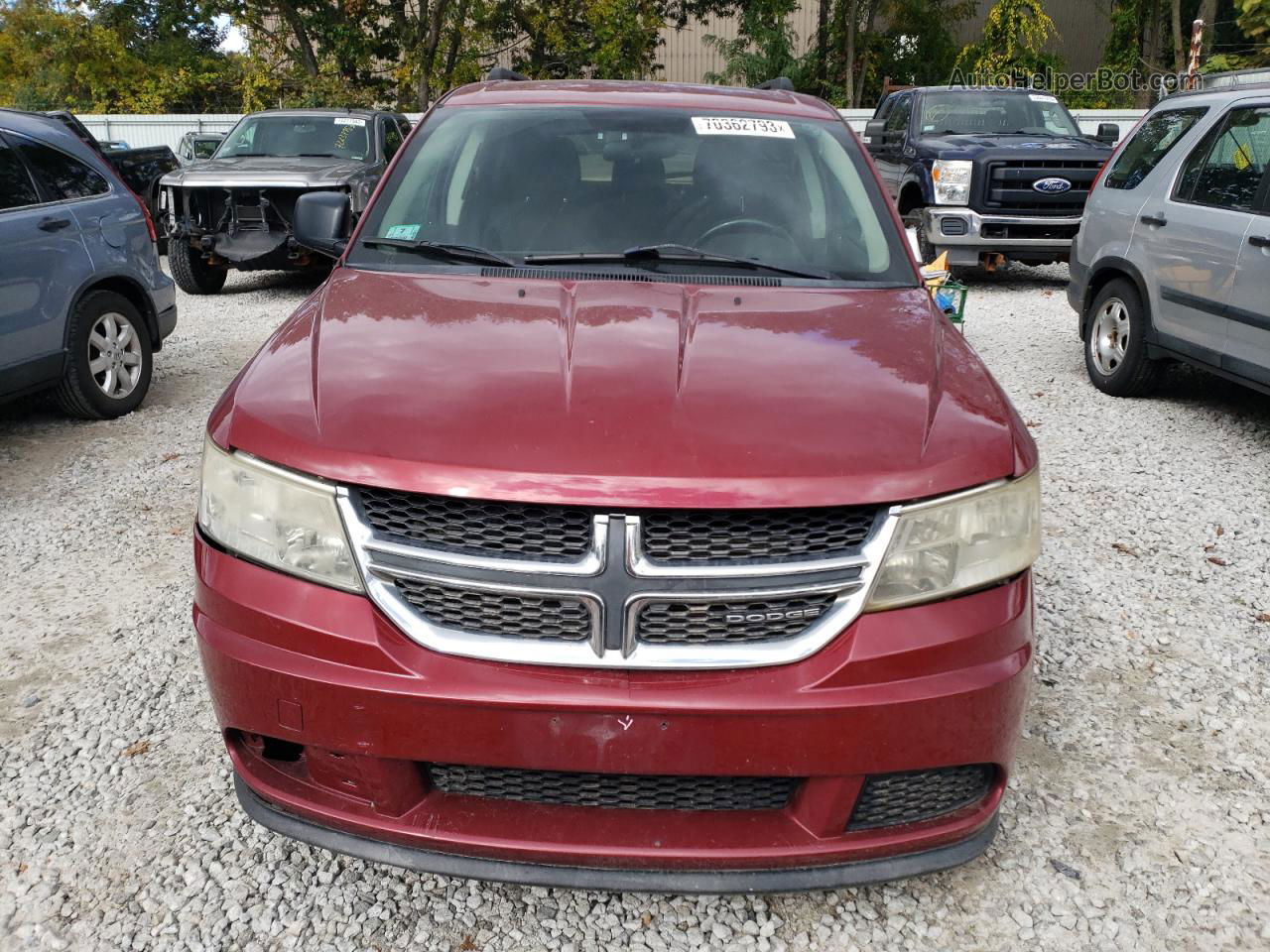 2011 Dodge Journey Express Red vin: 3D4PG4FB8BT512446