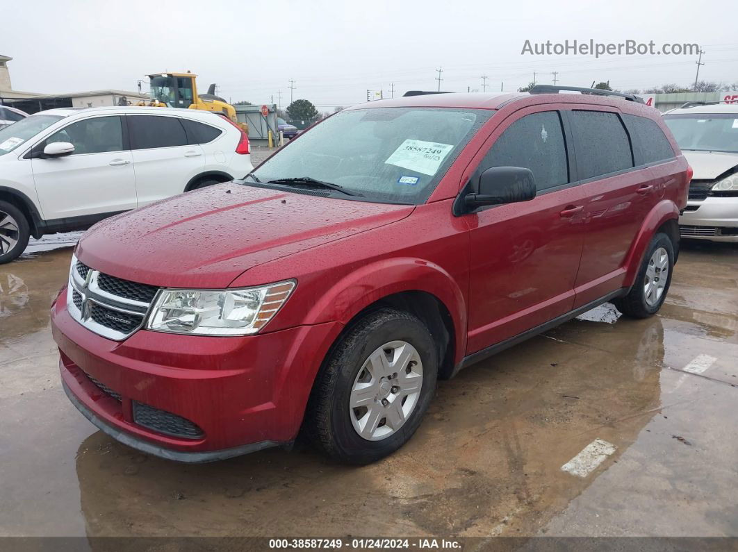 2011 Dodge Journey Express Red vin: 3D4PG4FB9BT552406