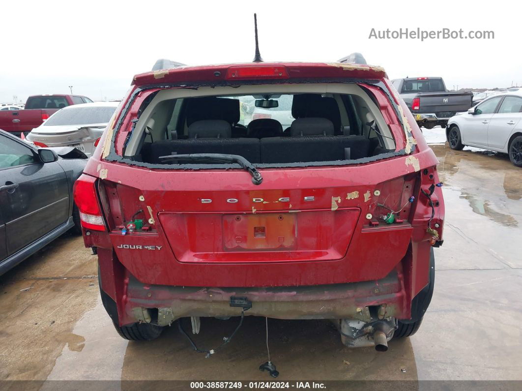 2011 Dodge Journey Express Red vin: 3D4PG4FB9BT552406