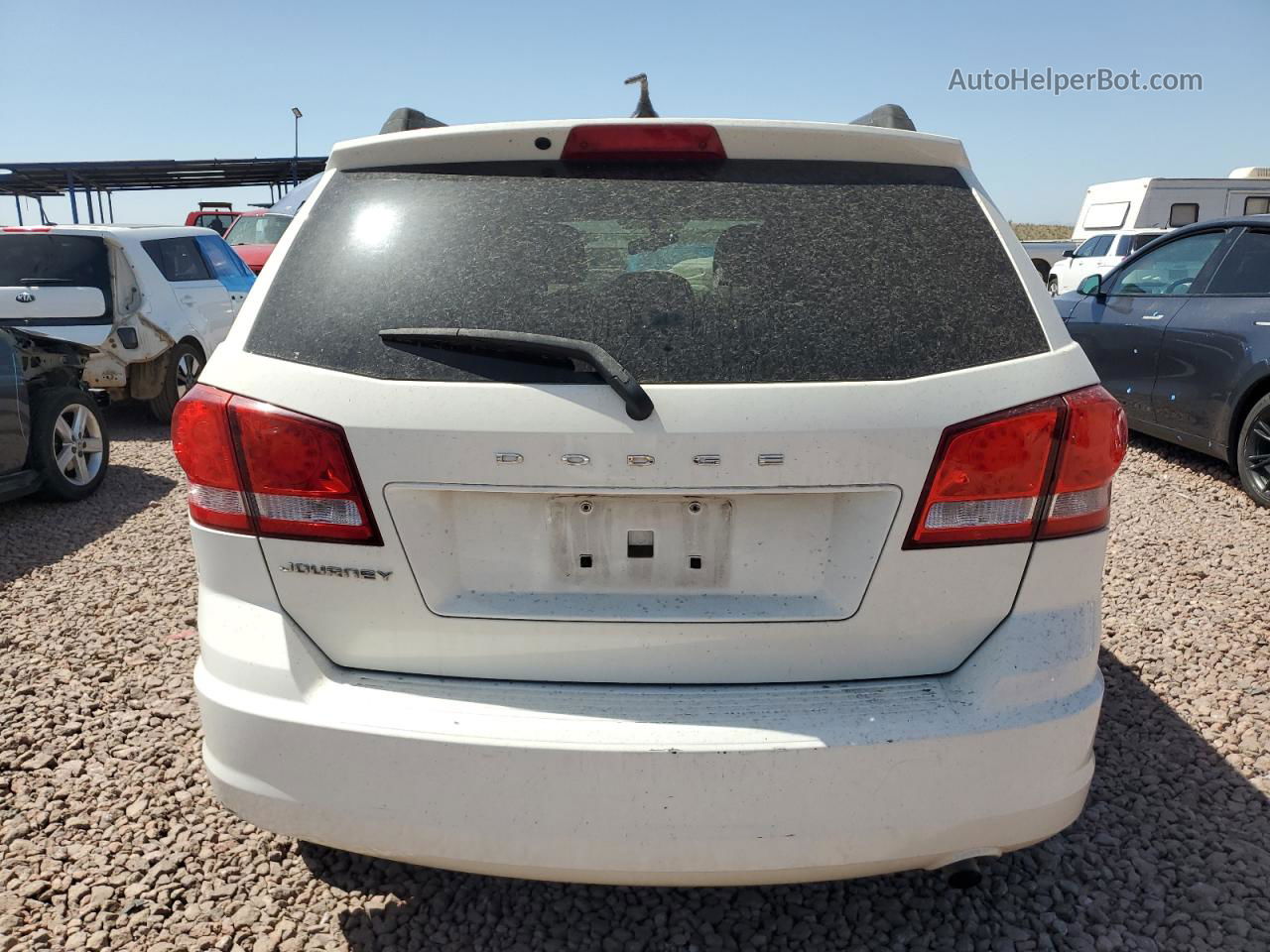 2011 Dodge Journey Express White vin: 3D4PG4FB9BT567200