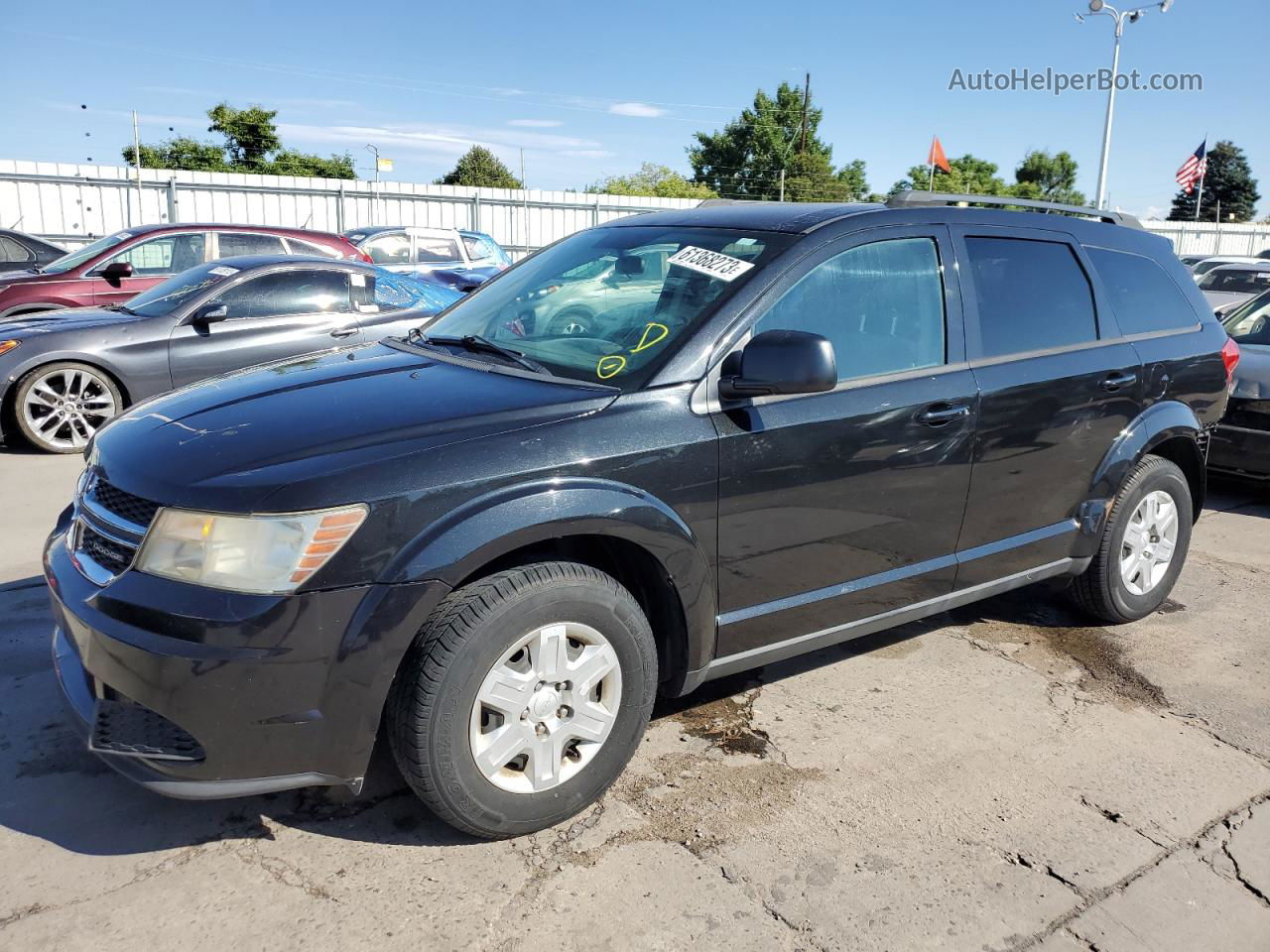 2011 Dodge Journey Express Black vin: 3D4PG4FBXBT501948