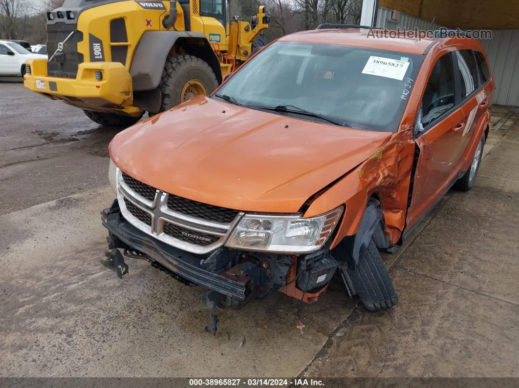 2011 Dodge Journey Sxt Orange vin: 3D4PG5FG7BT560375