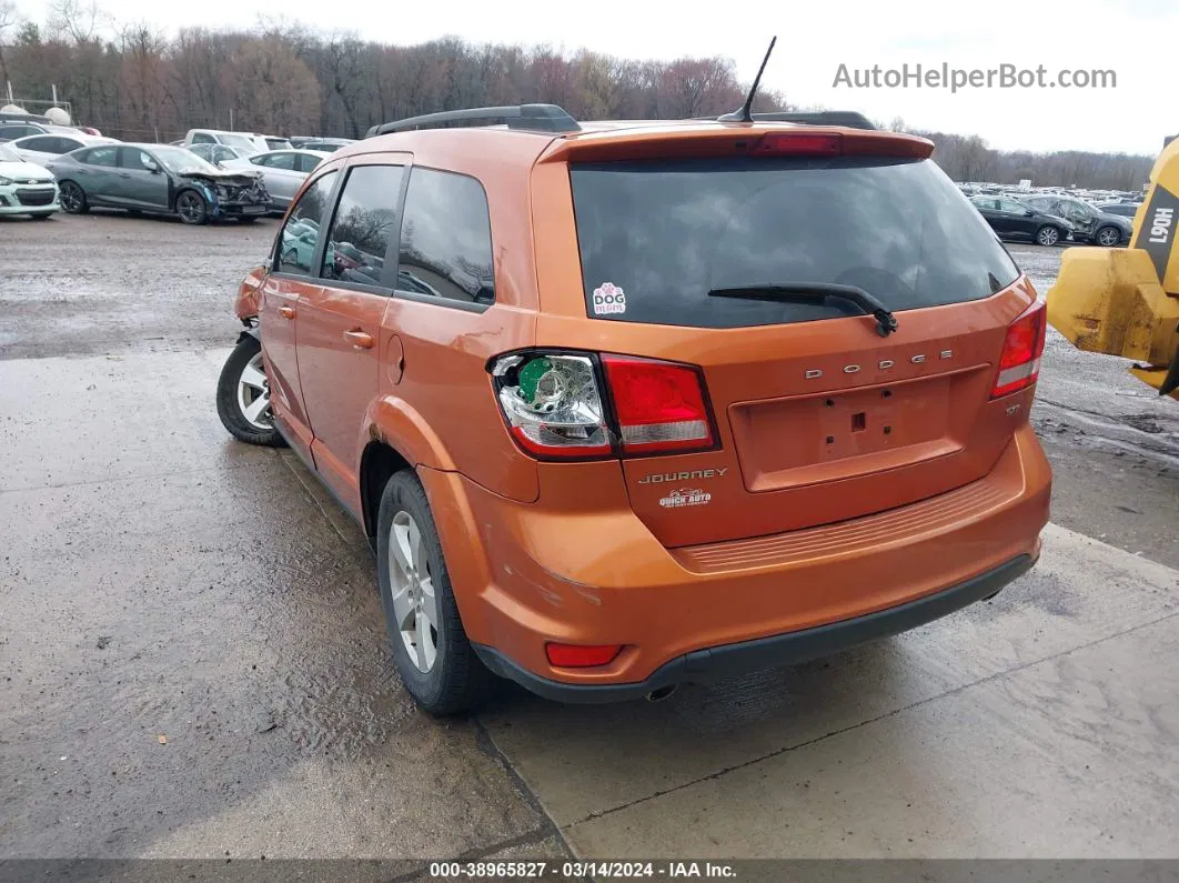 2011 Dodge Journey Sxt Orange vin: 3D4PG5FG7BT560375