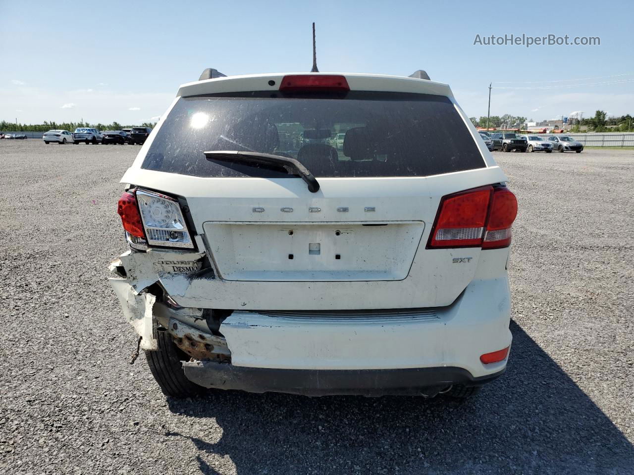 2011 Dodge Journey Sxt Белый vin: 3D4PG5FGXBT560029