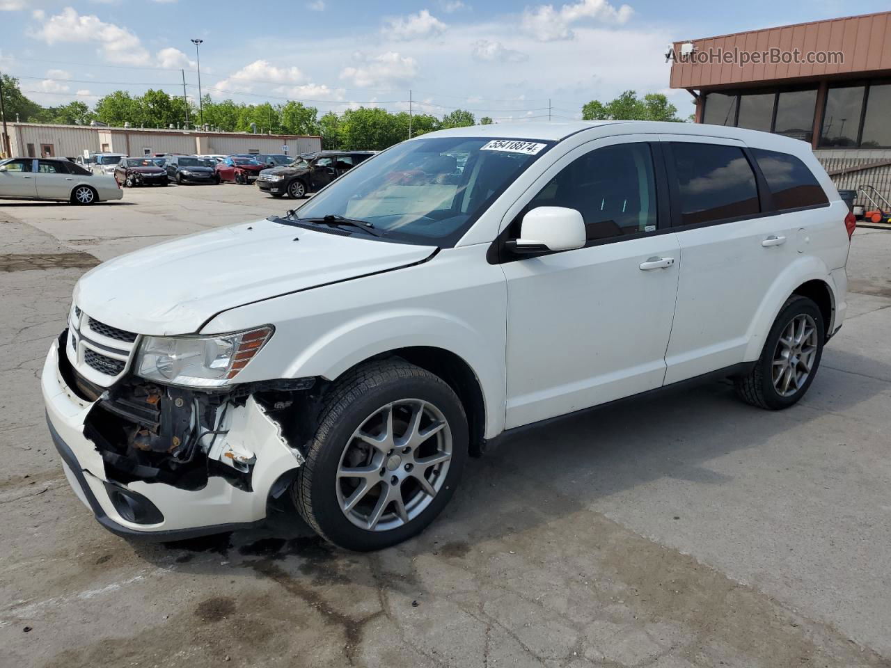 2011 Dodge Journey R/t Белый vin: 3D4PG7FG4BT540029