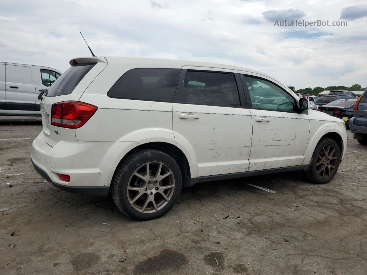 2011 Dodge Journey R/t White vin: 3D4PG7FG6BT539982