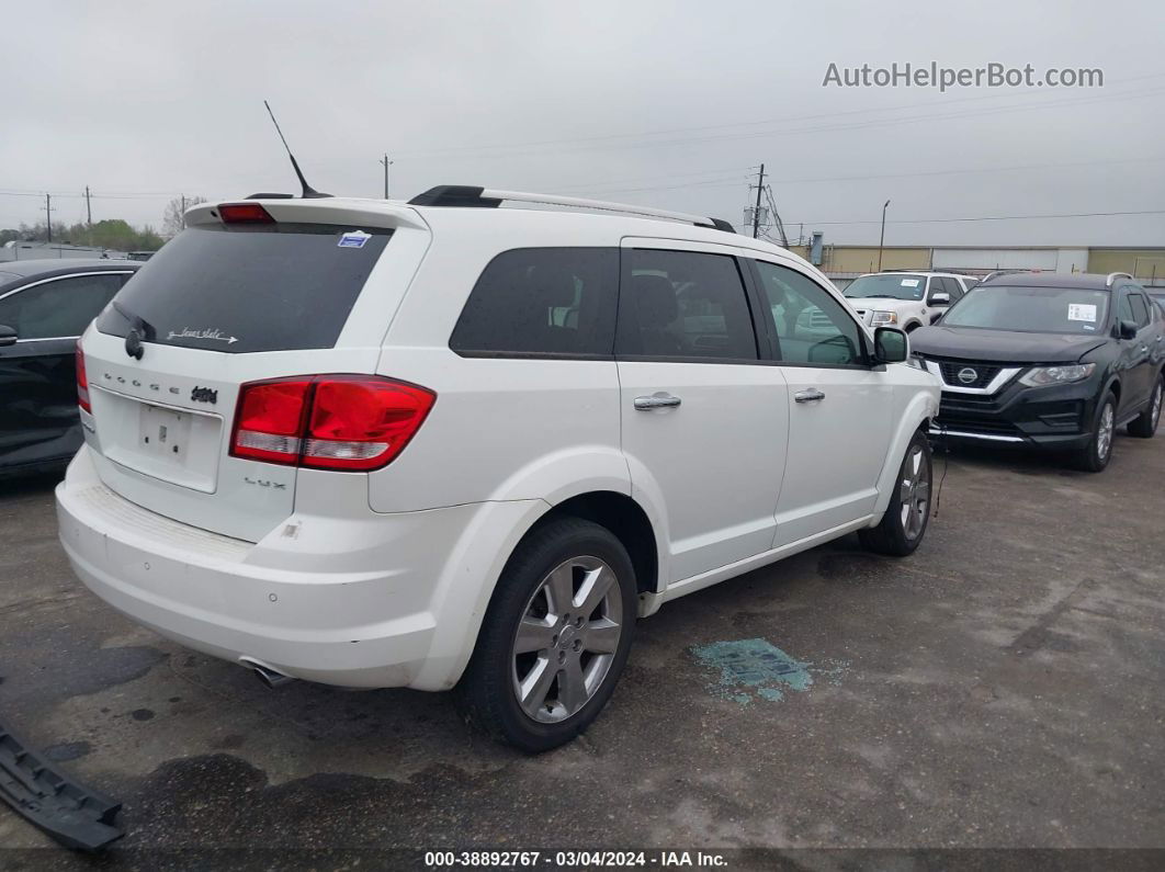 2011 Dodge Journey Lux Белый vin: 3D4PG9FG6BT521462