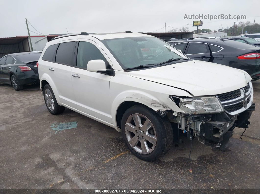 2011 Dodge Journey Lux White vin: 3D4PG9FG6BT521462