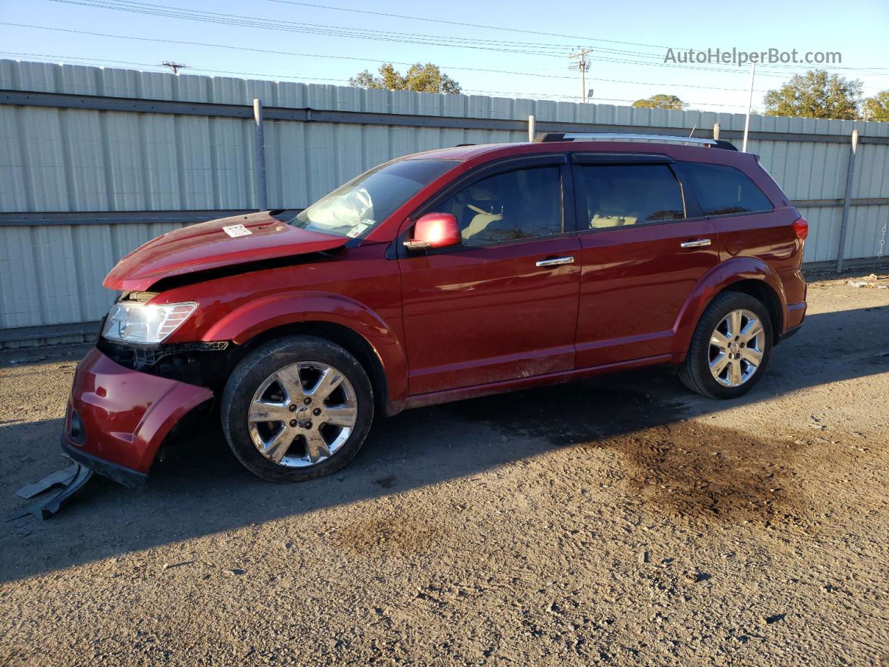 2011 Dodge Journey Lux Burgundy vin: 3D4PG9FG9BT536859