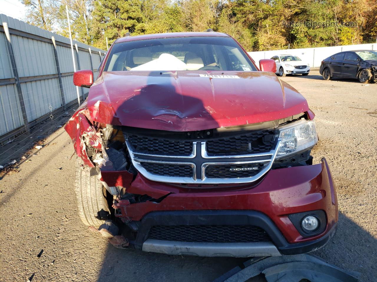 2011 Dodge Journey Lux Burgundy vin: 3D4PG9FG9BT536859