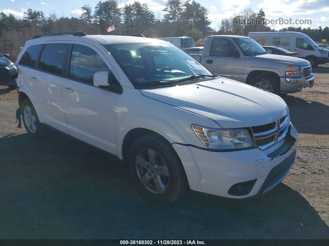 2011 Dodge Journey Mainstreet Белый vin: 3D4PH1FG2BT555168