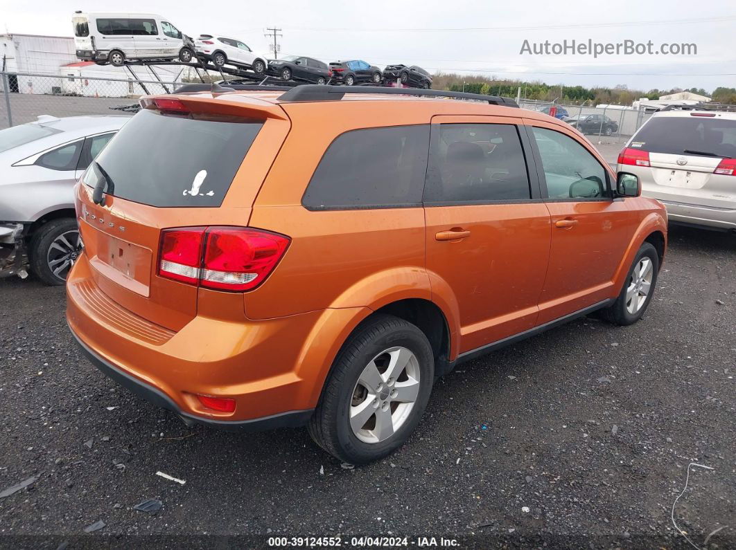 2011 Dodge Journey Mainstreet Оранжевый vin: 3D4PH1FG3BT562288